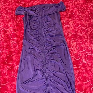 Medium purple mini dress
